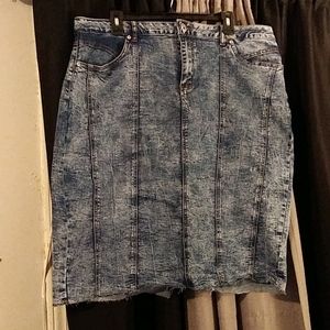 Jean Skirt (Ashley Stewart)